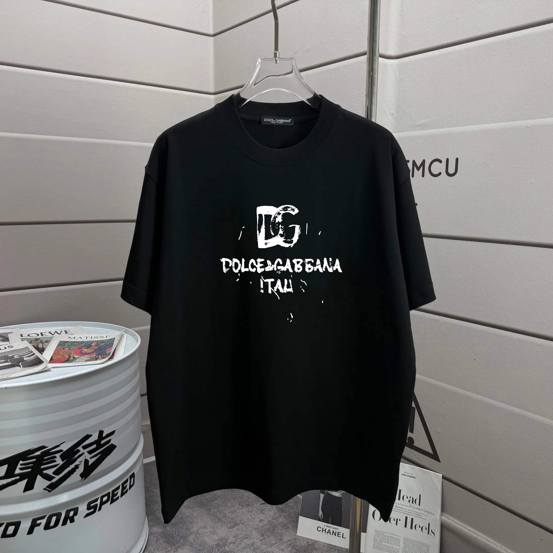 ＃ 85 DG/ 2025ss Logo Versatile T Same Style ：Black White Green Purple Size： S （90-130 ） M （120-150 ） L （140-165 ） XL （160-180 ） XXL （180 ）